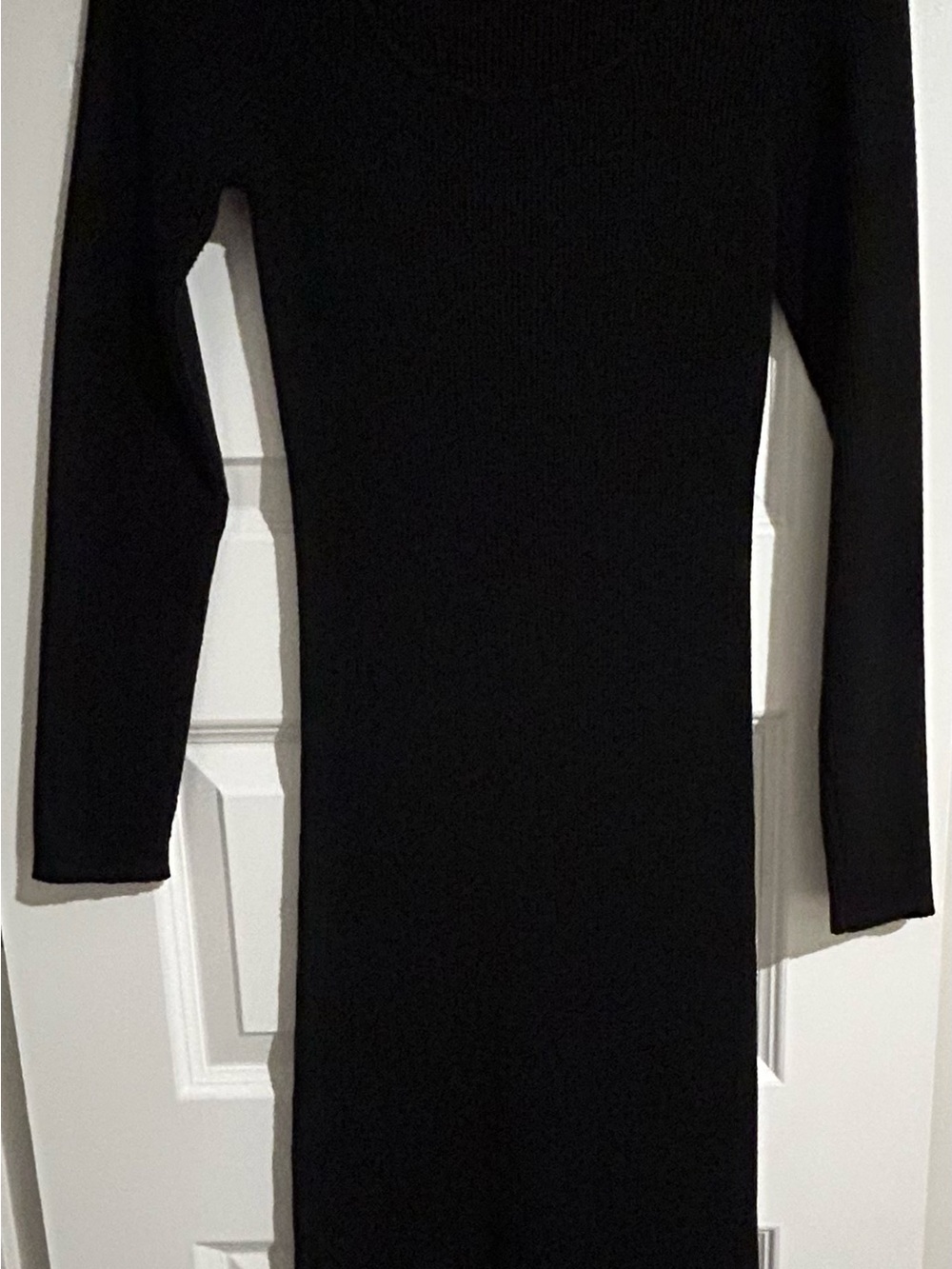 Black Long Sleeve Bodycon Dress